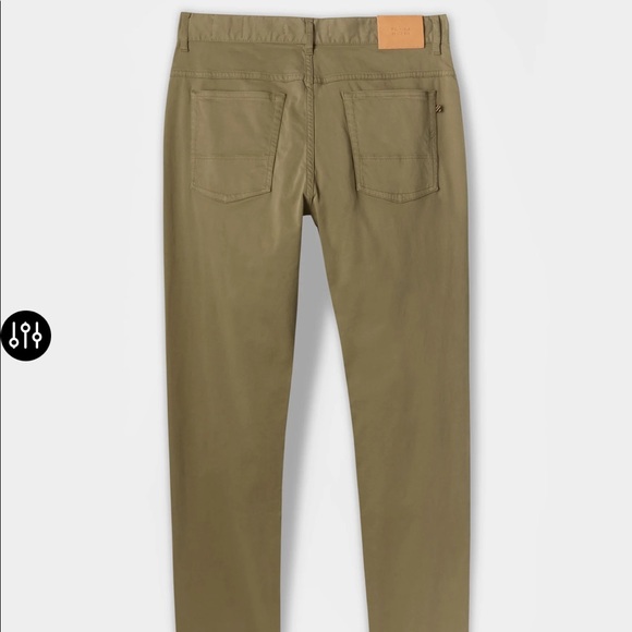 Billy Reid 5 Pocket Pant, Size 33, Miss Green - Picture 3 of 6